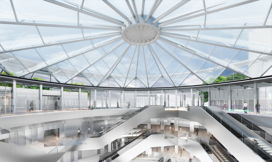 未来的Villejuif古斯塔夫·鲁西研究所车站(Copyright:Société du Grand Paris / Dominique Perrault Architecture) 未来的Villejuif古斯塔夫·鲁西研究所车站(Copyright:Société du Grand Paris / Dominique Perrault Architecture)