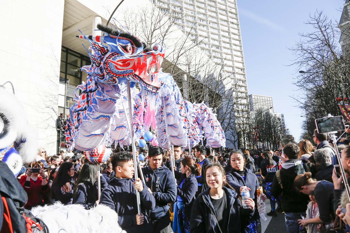 巴黎13区新年彩妆大游行(图组2)