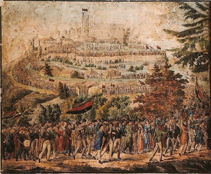 1832年5月27日至6月1日，被史学家称为“哈姆巴赫节庆”（Hambacher Fest）的公众集会，参加人数约3万人。