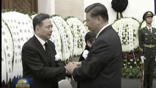 胡锦涛温家宝朱镕基集体缺席李鹏葬礼（图）