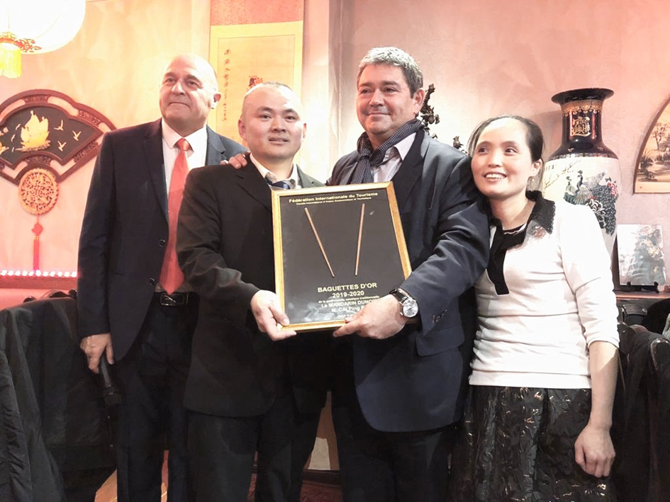 巴黎13区大中华酒家荣获金筷子奖