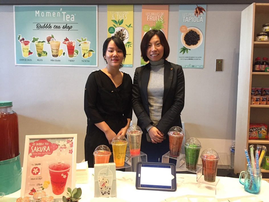 Momen'Tea珍珠茶店展台