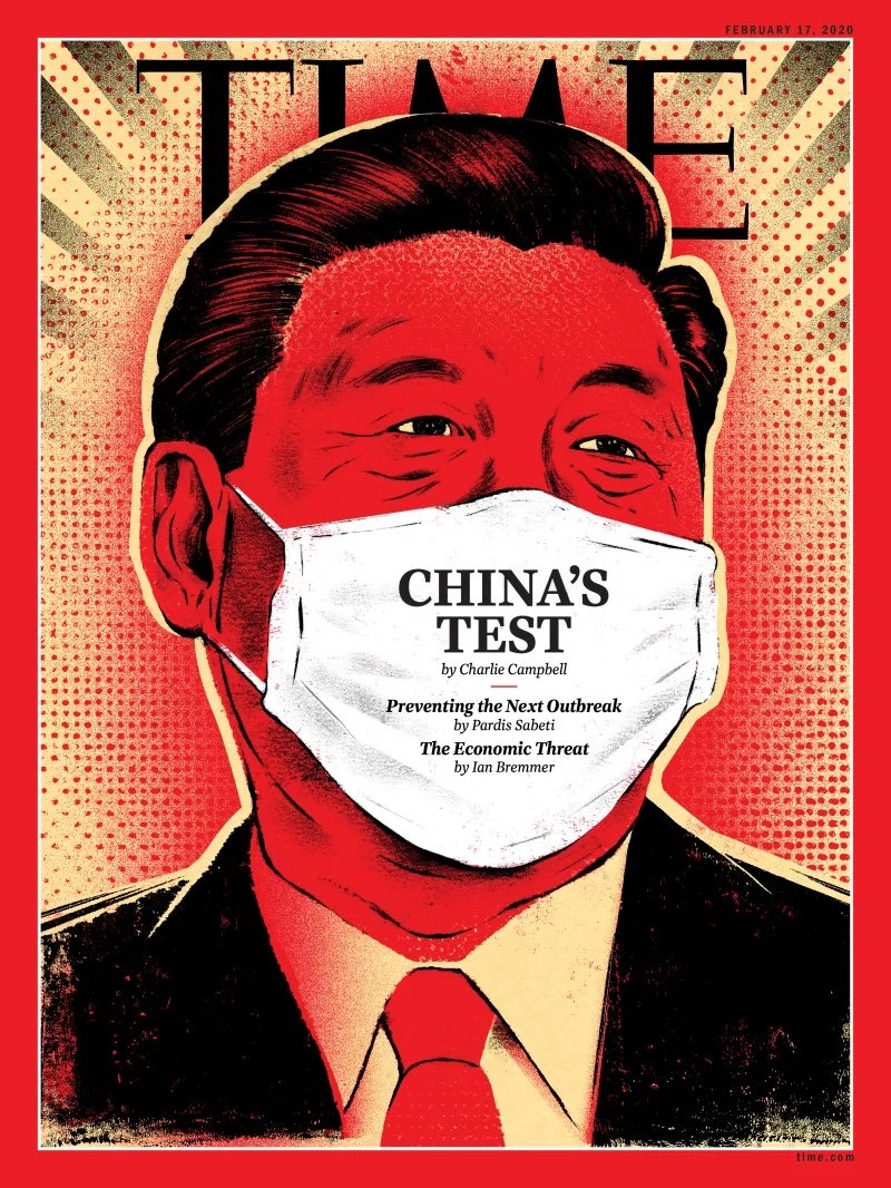 美国《时代周刊》2月17日封面(图片来源;品葱)