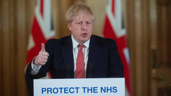 英相约翰逊升级防疫措施 应对武汉肺炎