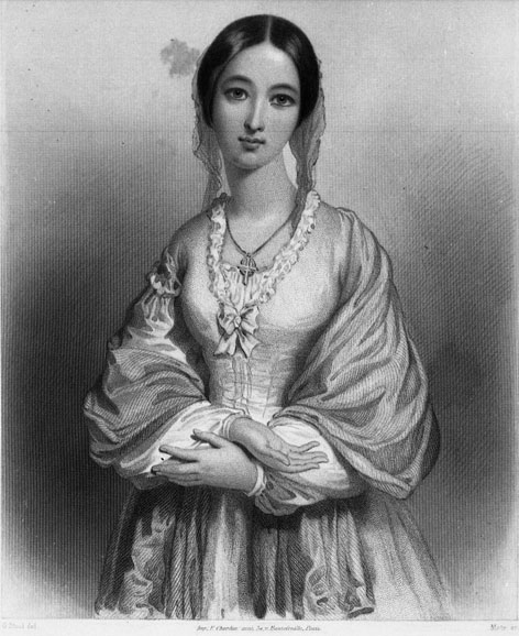 1857年南丁格尔肖像画(维基百科)