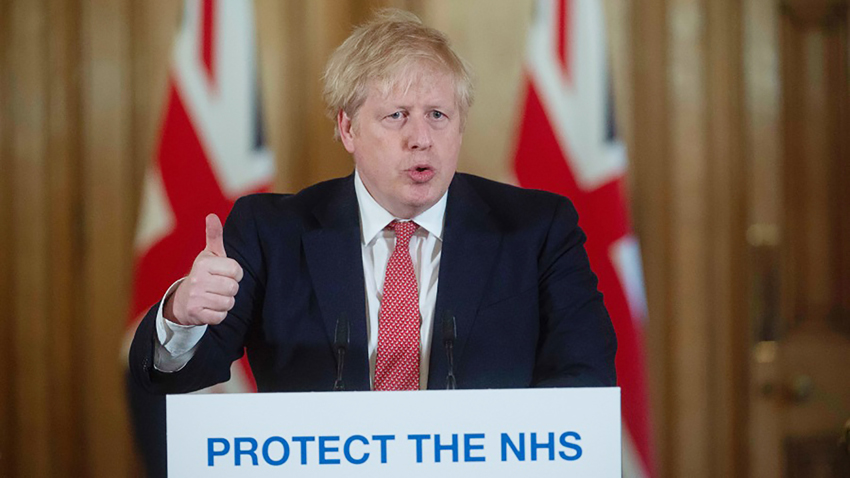英国首相约翰逊病情好转出院