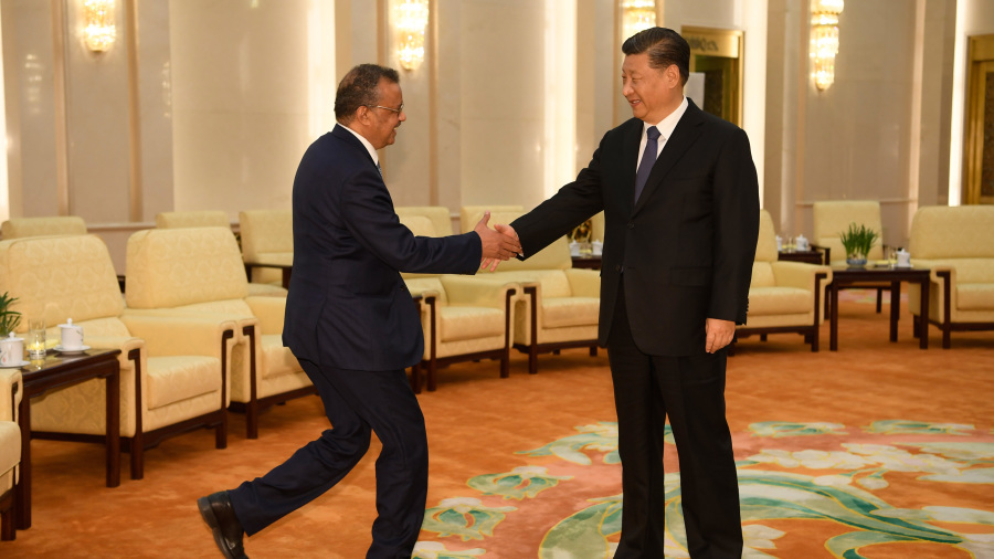 德情报局：习近平亲自要求谭德塞压下疫情讯息 (图)