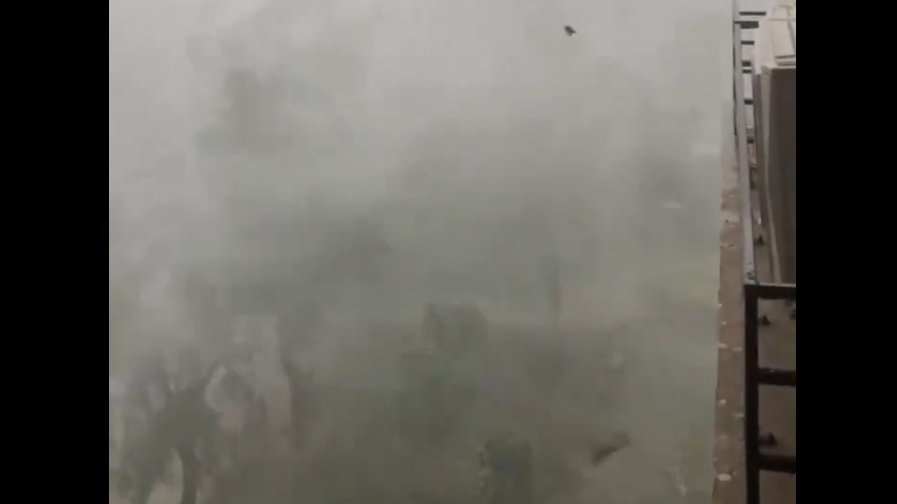 北京要变天 大疫复发 又来暴风雨、冰雹肆虐（视频/图)
