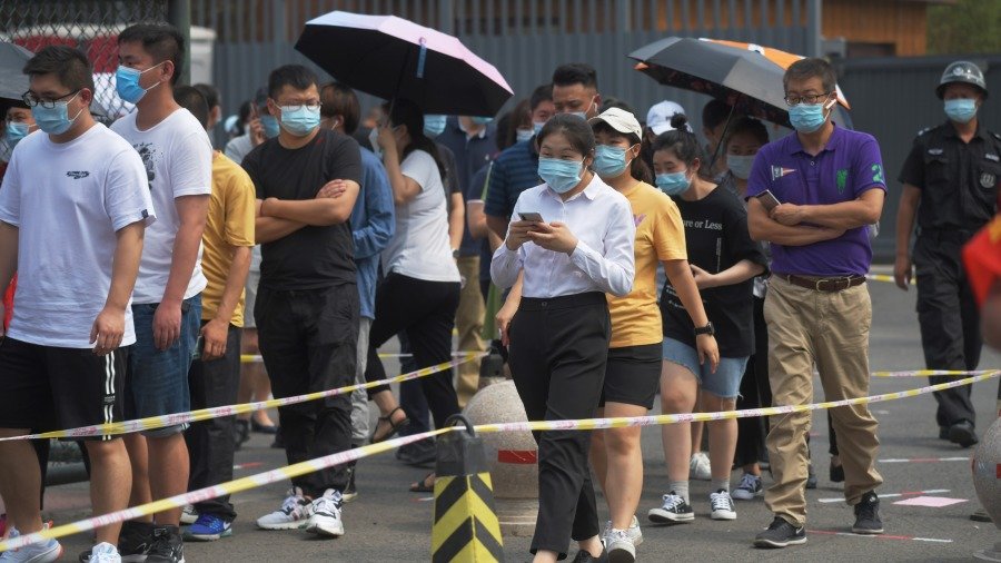 网曝北京疫情真实数据 确诊至少2万5 (组图)