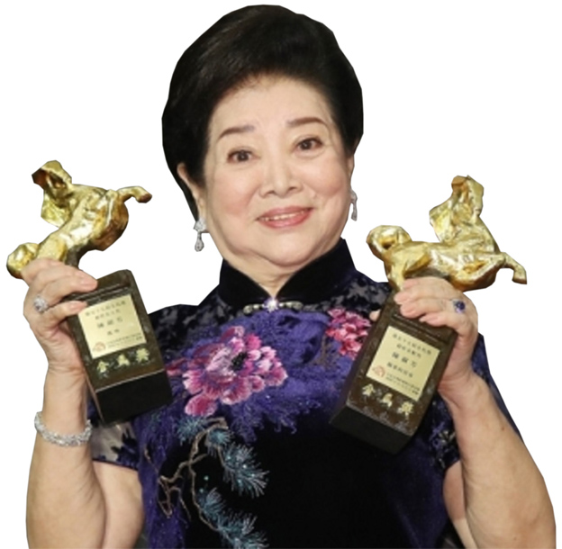 81岁的陈淑芳获得第57届金马奖最佳女主角及最佳女配角两个奖项。(中央社记者张新伟摄)