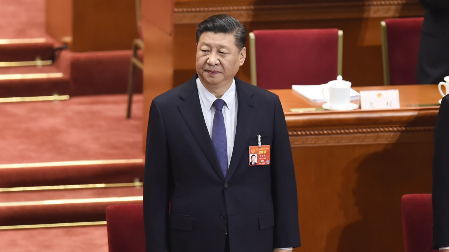 习近平发表了2021年新年贺词。(图片来源:WANG ZHAO/AFP via Getty Images )