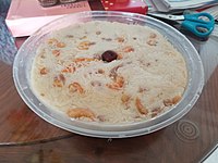 萝卜糕台语成为“菜头糕”,象征好彩头。