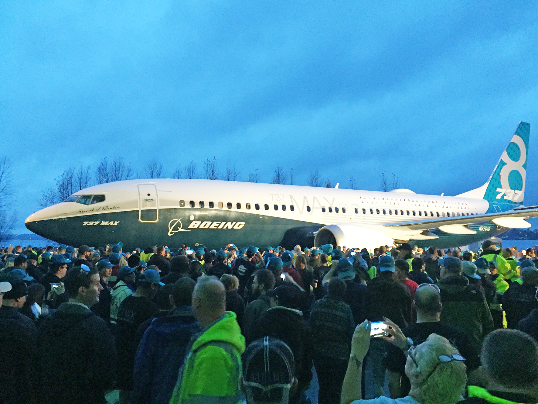 2015年12月推出的首架波音737 MAX(Aka The Beav/Wikipedia/CC BY 2.0)