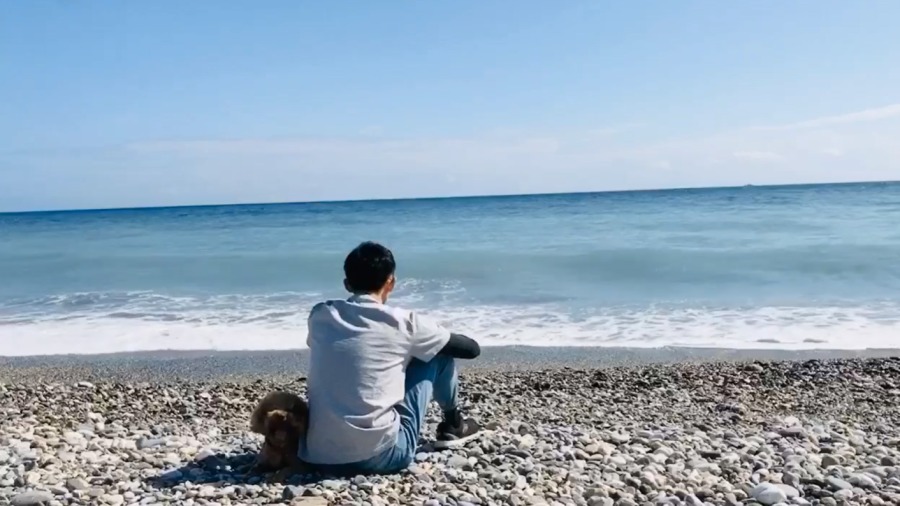 吴政迪经常会去户外大自然走走,舒展身心。(图片来源:脸书截图)