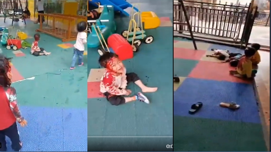 广西幼儿园发生砍人血案   网传至少9名幼儿死亡 (组图/视频)