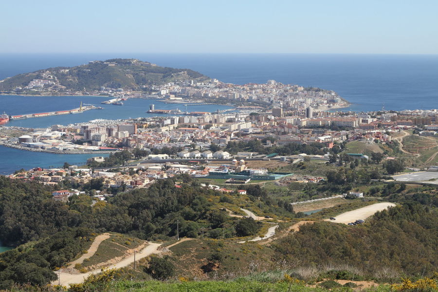 位于北部非洲的西班牙属地休达(Ceuta)(图片来源:wikimedia)