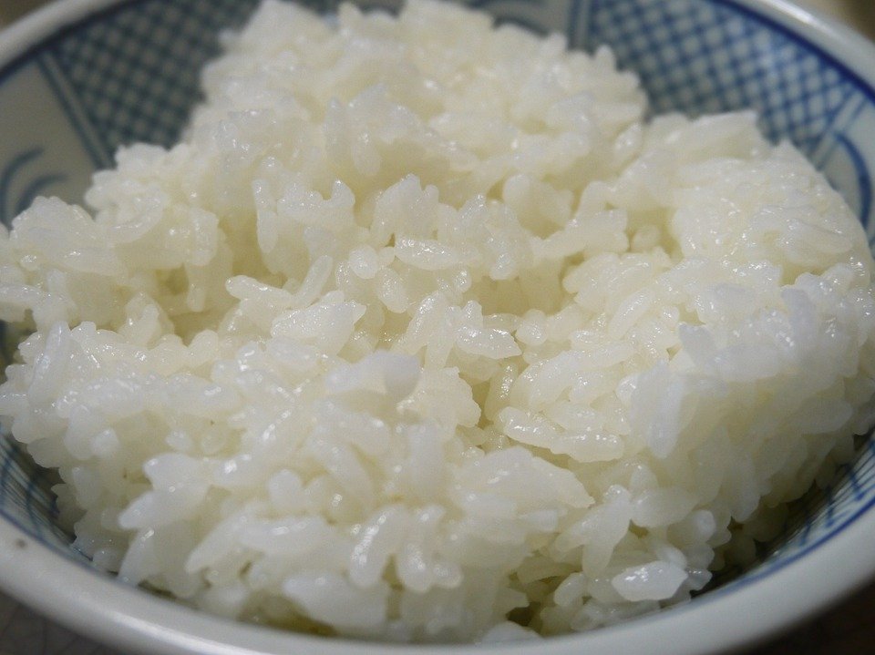 一碗白饭 (图片来源:Pixabay)