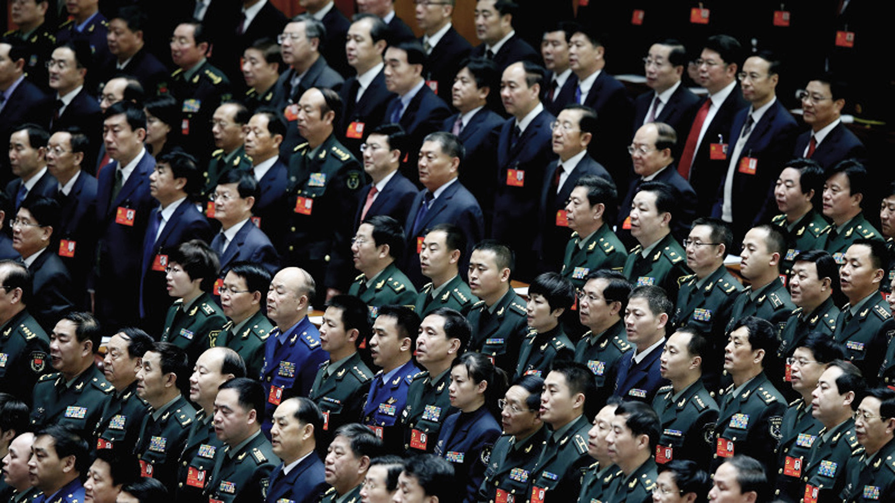 参加两会的官员(Feng Li/Getty Images)