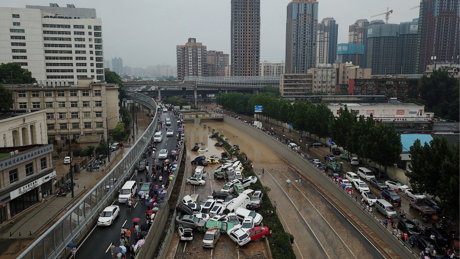 郑州京广路隧道到底淹死多少人,至今是谜。(图片来源:NOEL CELIS/AFP/Getty Images)