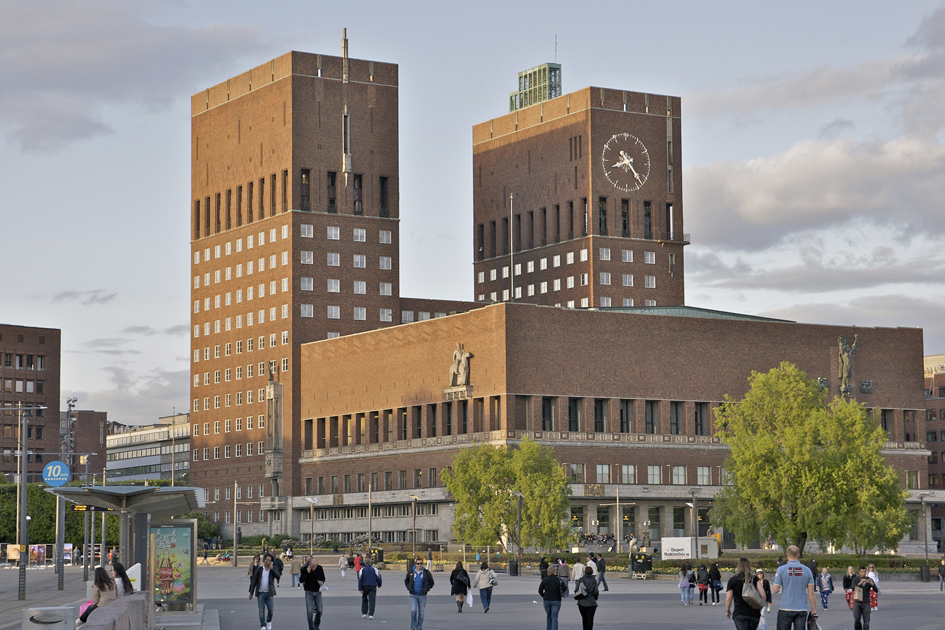 挪威首都奥斯陆市政厅（Alexander Ottesen/Wikipedia/CC BY 2.0）
