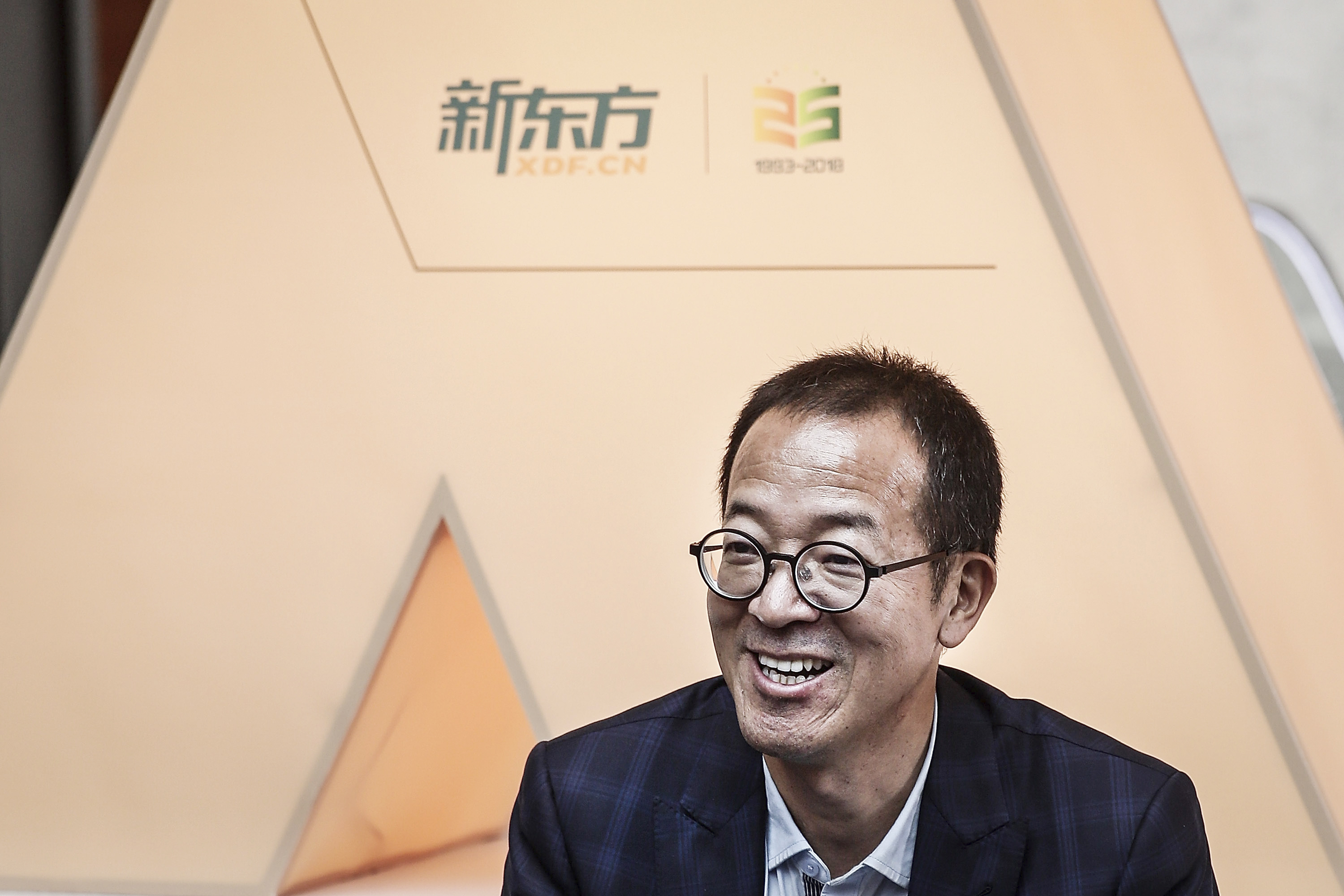 俞敏洪（Wang HE/Getty Images）