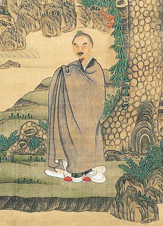 陈洪绶的自画像(维基百科)