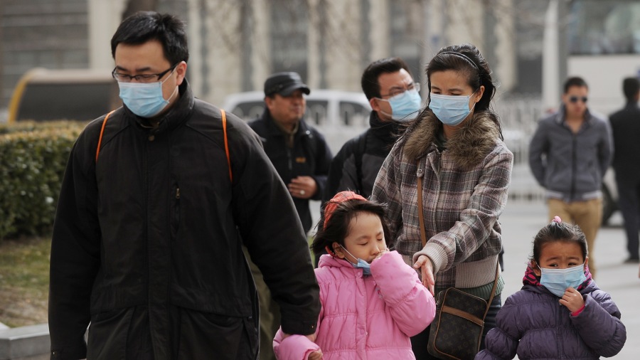 调查显示,90%的人不愿意生三胎。(图片来源:WANG ZHAO/AFP via Getty Images)