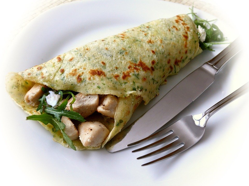 法国的咸味可丽饼(galette)(图片来源:Pixabay)