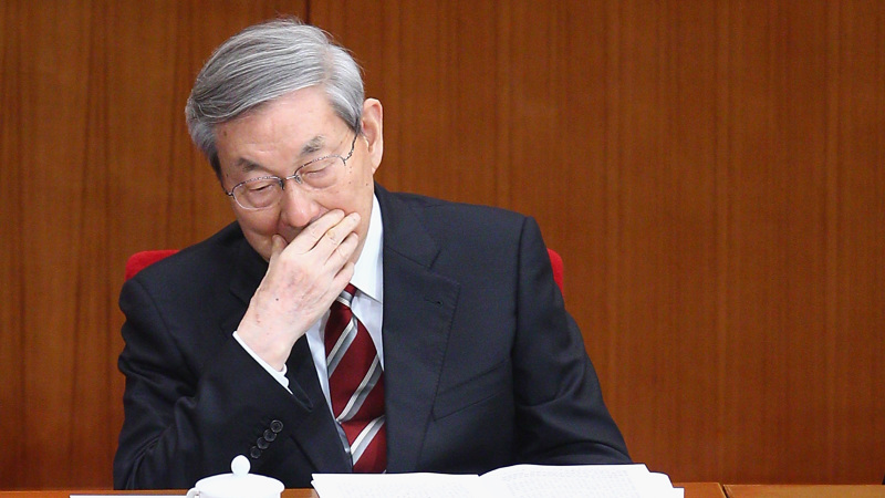 传朱镕基等中共大老提出质疑  习近平权力体制出现裂痕 (图)