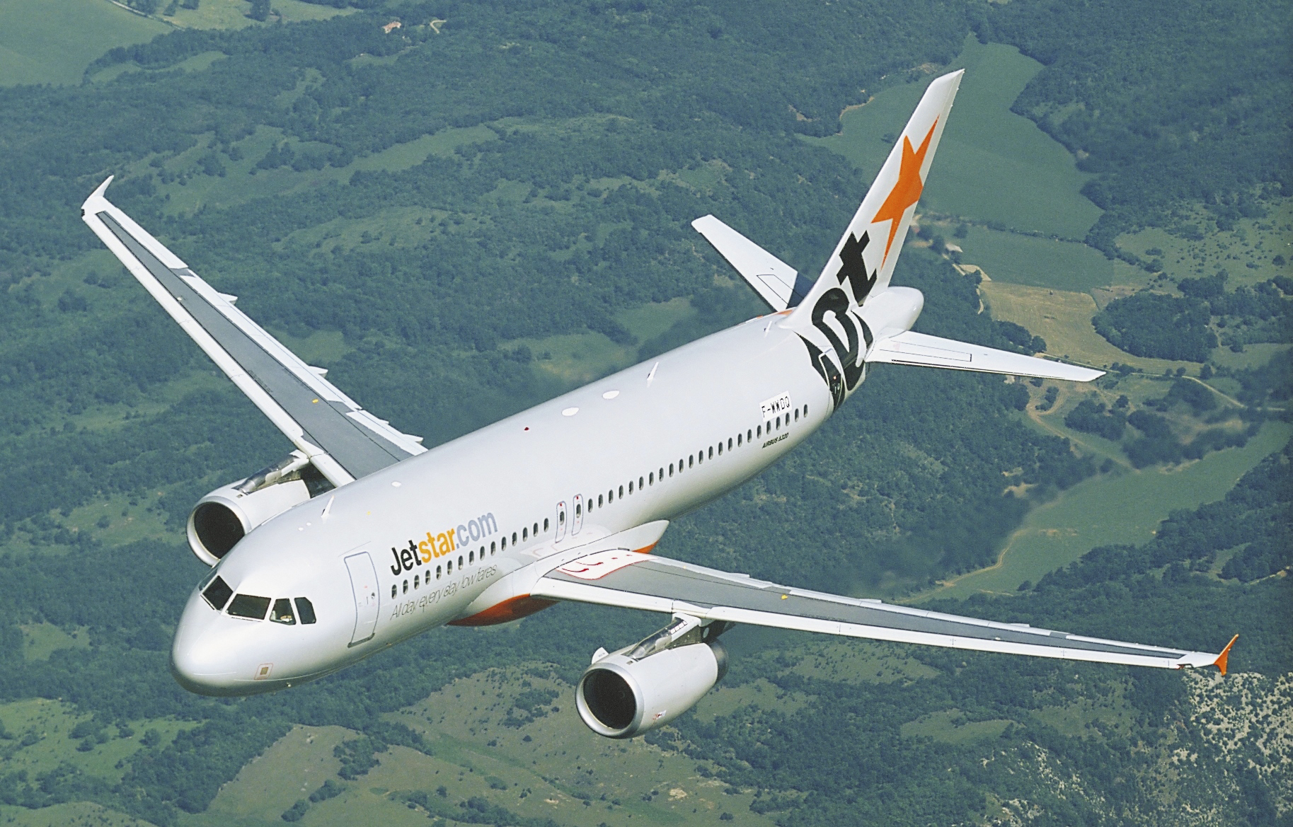 飞行中的捷星A320客机(Jetstar Airways/Wikipedia/CC BY-SA 2.0)