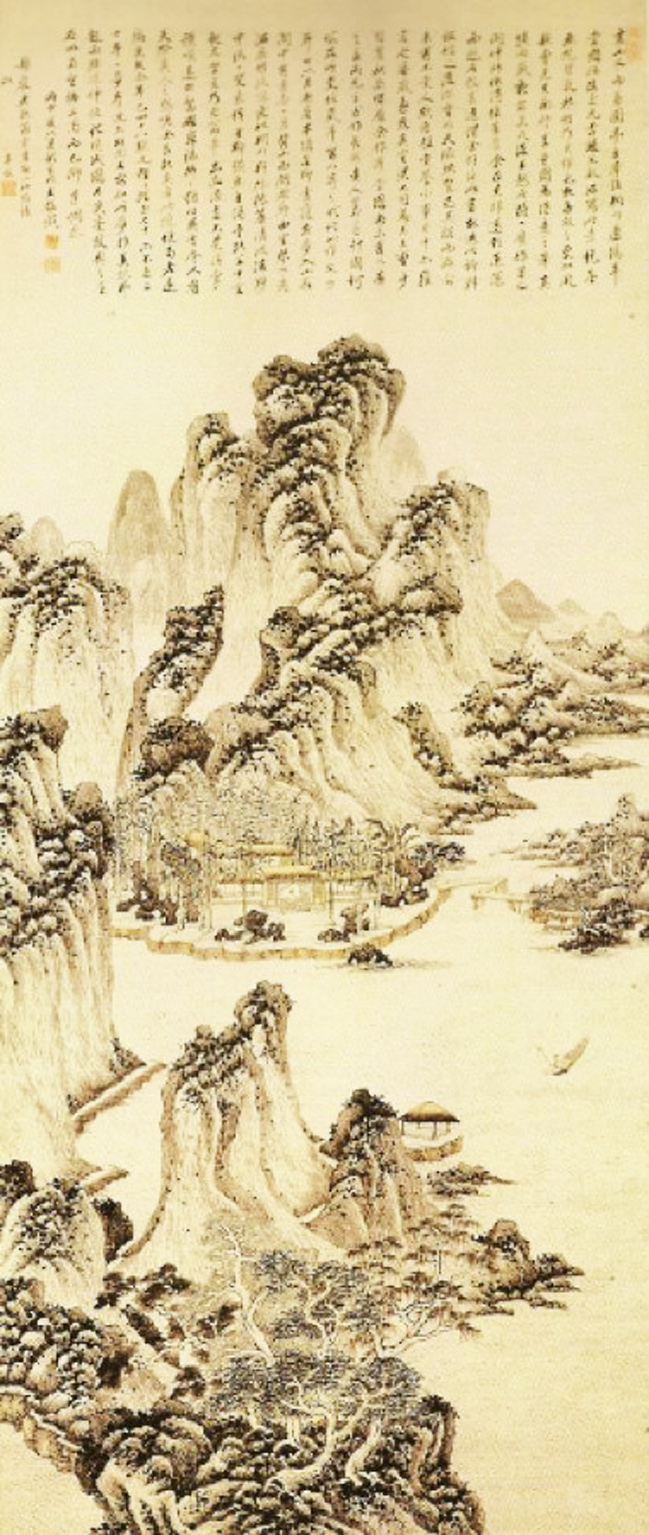 王鉴的山水画(公有领域)