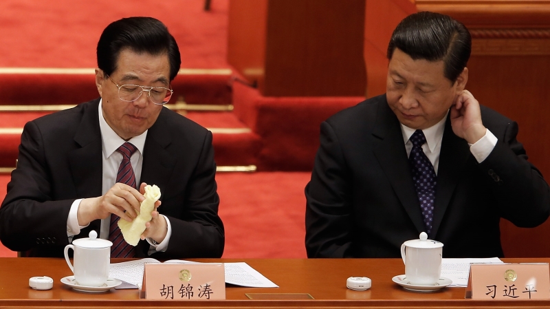 当年胡锦涛流泪痛哭  对习近平交代4个字 (图)