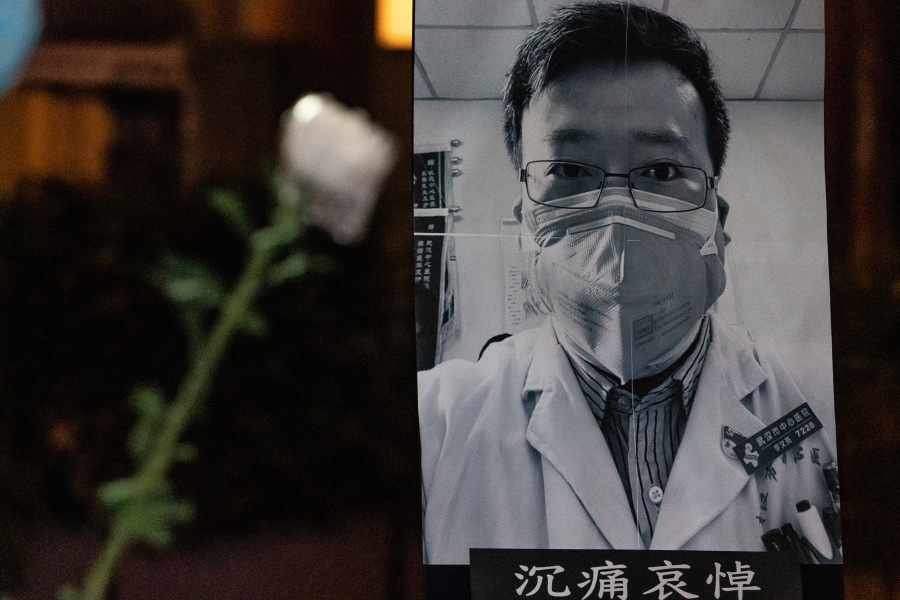 李文亮死亡前的病历首曝光 (图)