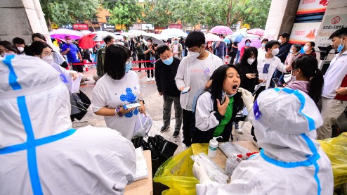 大陆疫情多地扩散  一列车多车厢现感染者 (图)