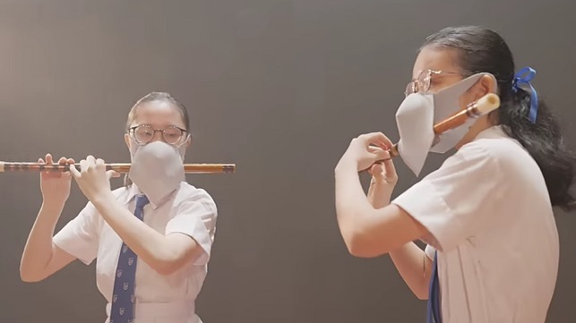 9月底香港教育局曾推出一段《少年中国说》影片,引发民间吐槽。(图片来源:视频截图)