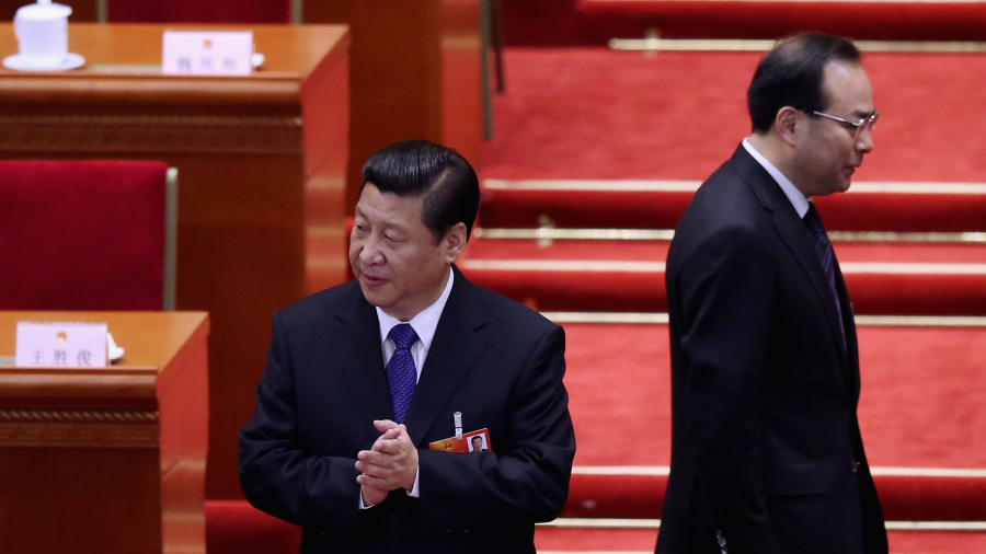 习近平和孙政才。(图片来源:Getty Images)
