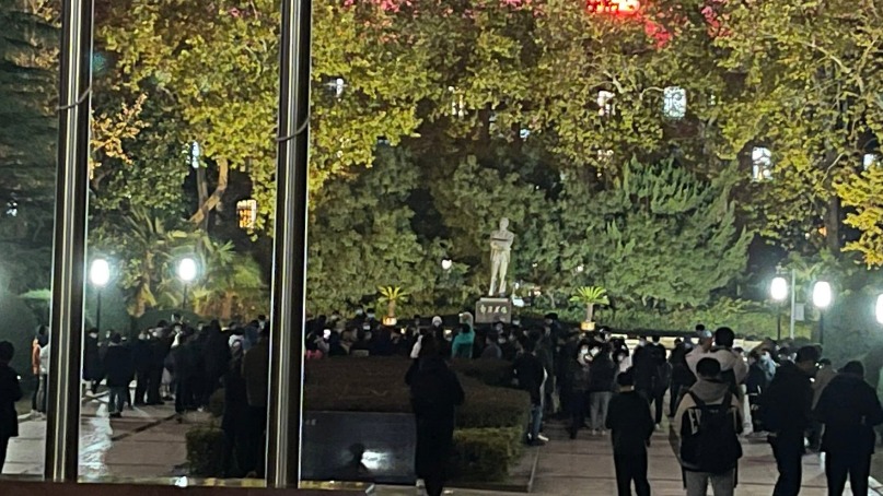 中国科技大学爆抗议示威  学生提四大诉求 (图/视频)