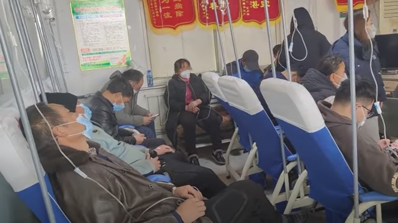 济南小诊所的阳性病患(图片来源:视频截图)