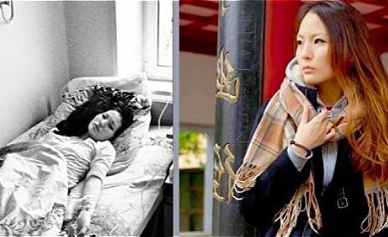 13年中癌症复发5次的俄国少女热尼娅,因为炼了法轮功奇迹康复。(图片来源:翻拍)