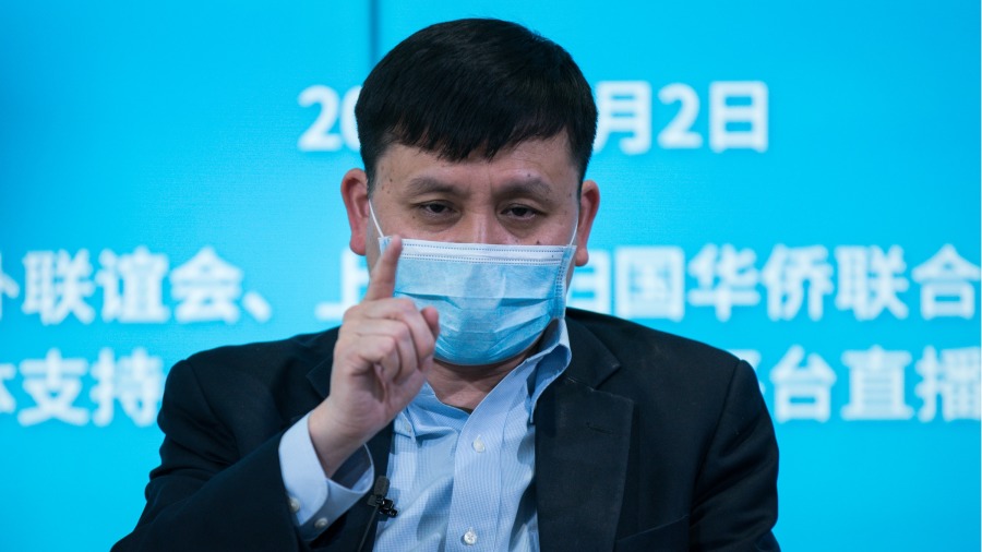 张文宏认中招  上海 “ 阳过 ” 逾千万  新年恐8成感染 (图)