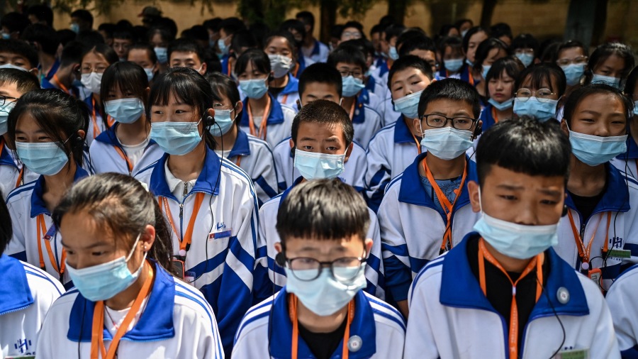近日继浙江宁波、杭州、上海后,北京也有学生感染病毒。示意图。(图片来源:GREG BAKER/AFP via Getty Images)