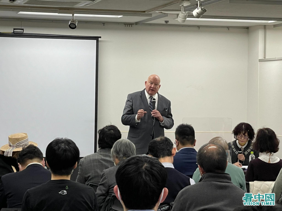 聚焦中共活摘器官美国作家葛特曼在东京举办讲演会 (组图)