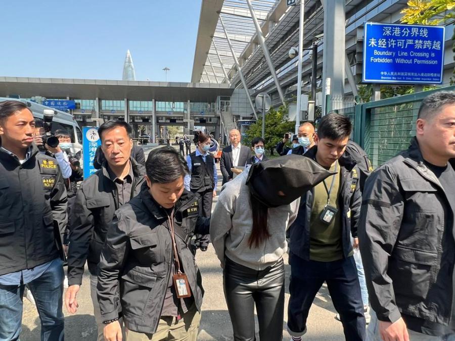 图为蔡天凤案被捕的第7名疑犯——29岁女子潘巧贤。(图片来源:香港政府新闻处)