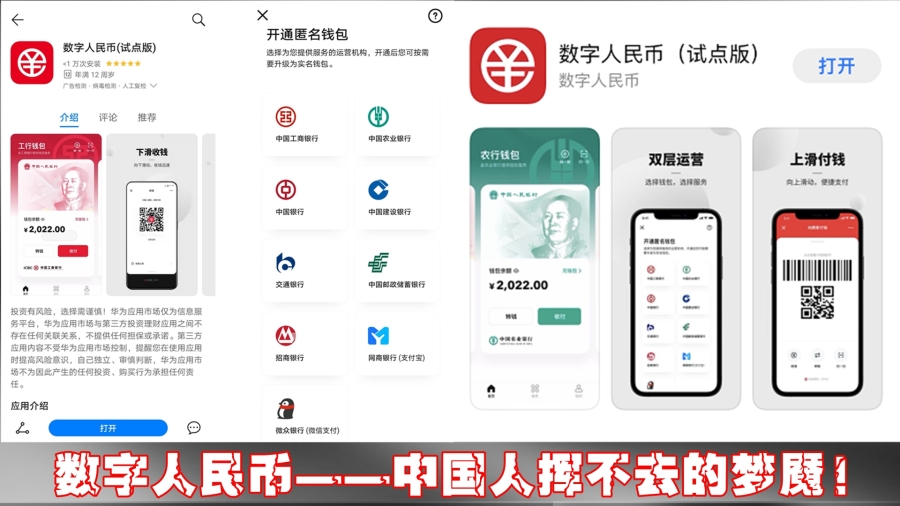 数字人民币将成为中国人挥不去的噩梦(图源:今涛拍暗合成)
