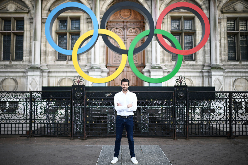 巴黎奥组委主席艾斯唐盖(CHRISTOPHE ARCHAMBAULT/AFP via Getty Images)