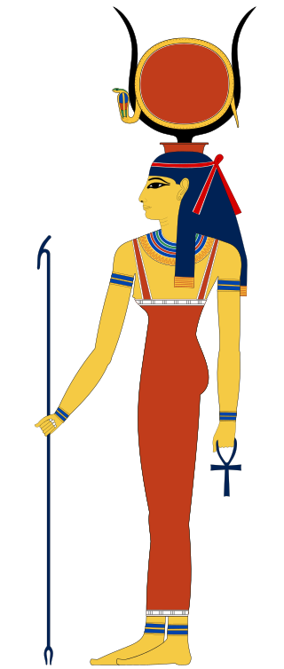 意外发现的雕像,属于古埃及的女神哈索尔(Hathor)。(图片来源:维基百科)